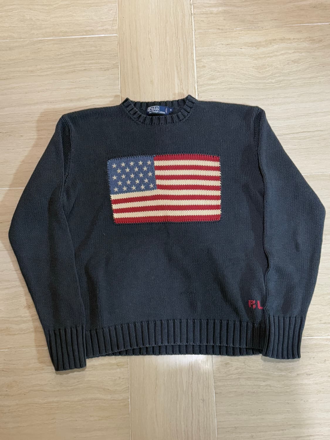 폴로 랄프로렌 성조기 헤비 니트 상품이미지1