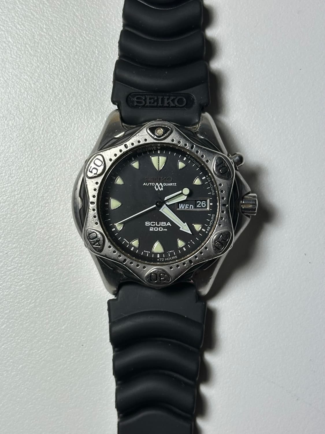 SEIKO auto quartz scuba 상품이미지2