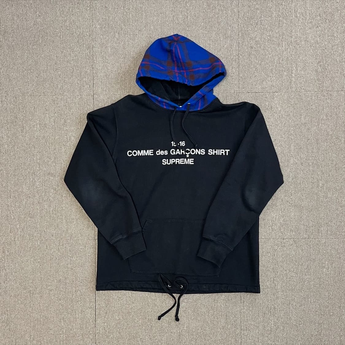15FW 슈프림 꼼데가르송 스웻 후드 상품이미지1