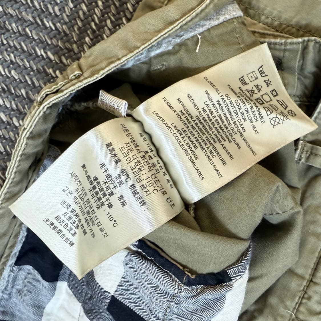 버버리 카키 하프 팬츠 상품이미지4