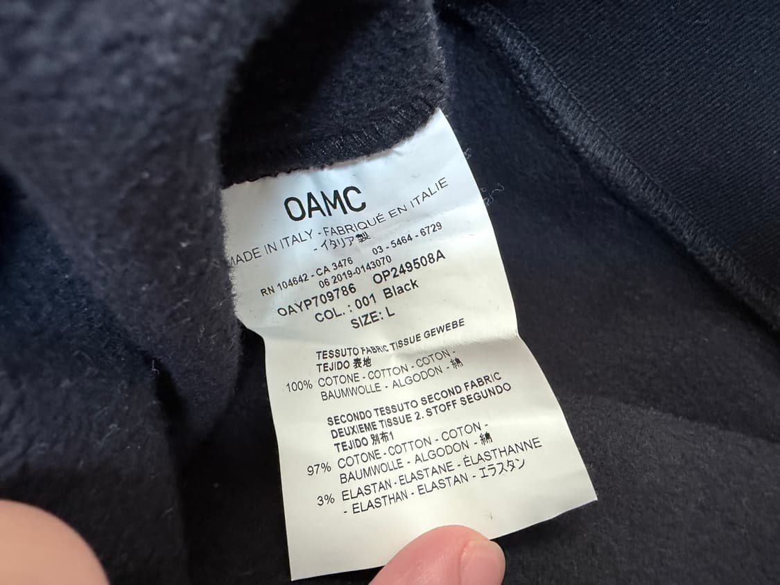프라그먼트 oamc 후드 L 상품이미지3