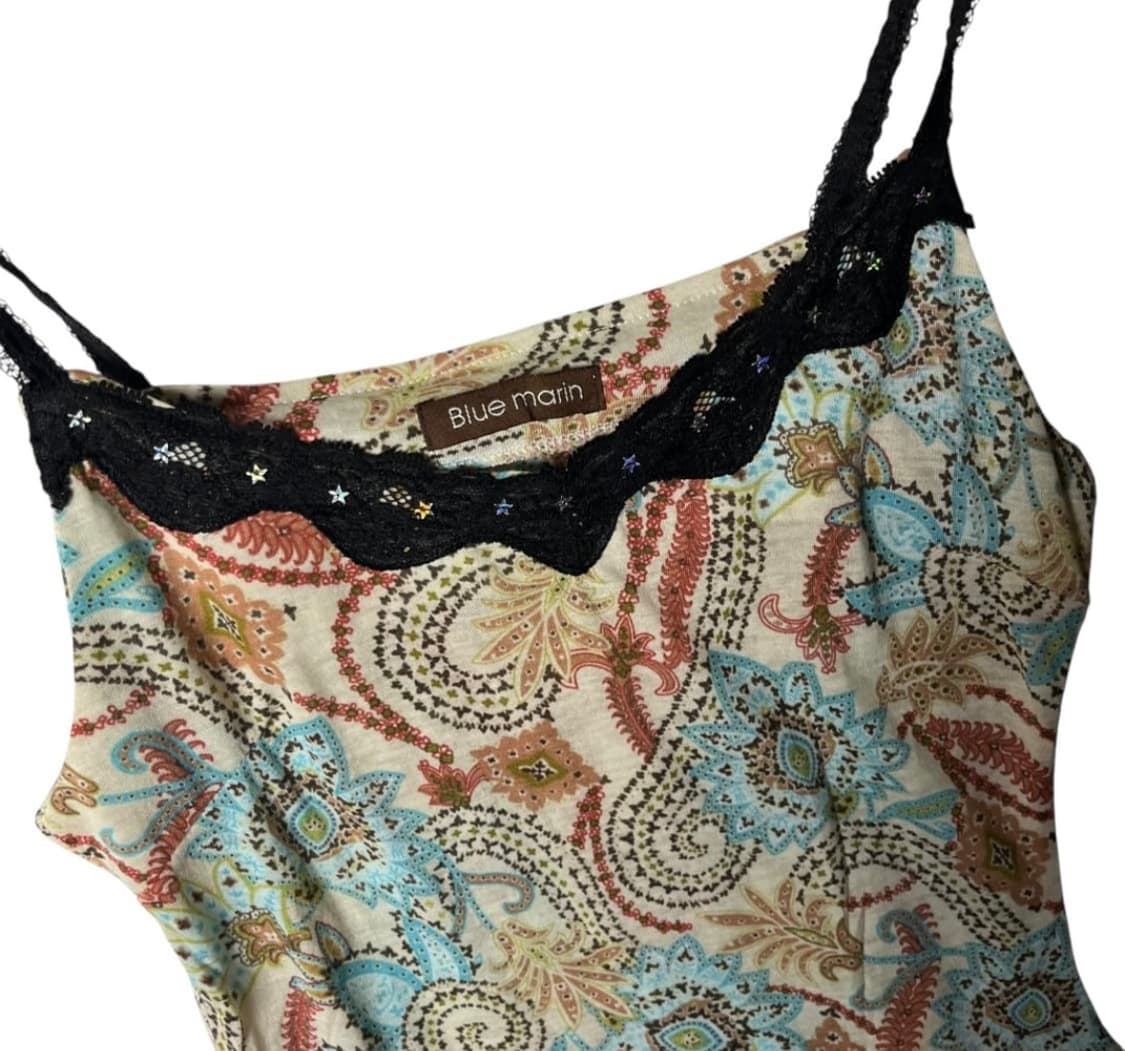 y2k 빈티지 레이스 나시 상품이미지3