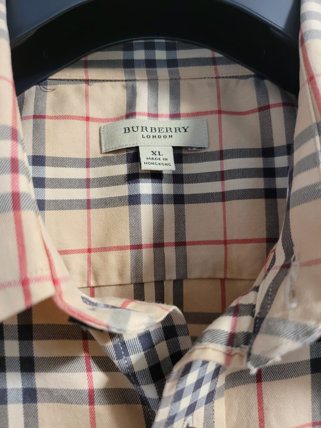 버버리 런던 클래식 노바체크 반팔 셔츠  상품이미지3