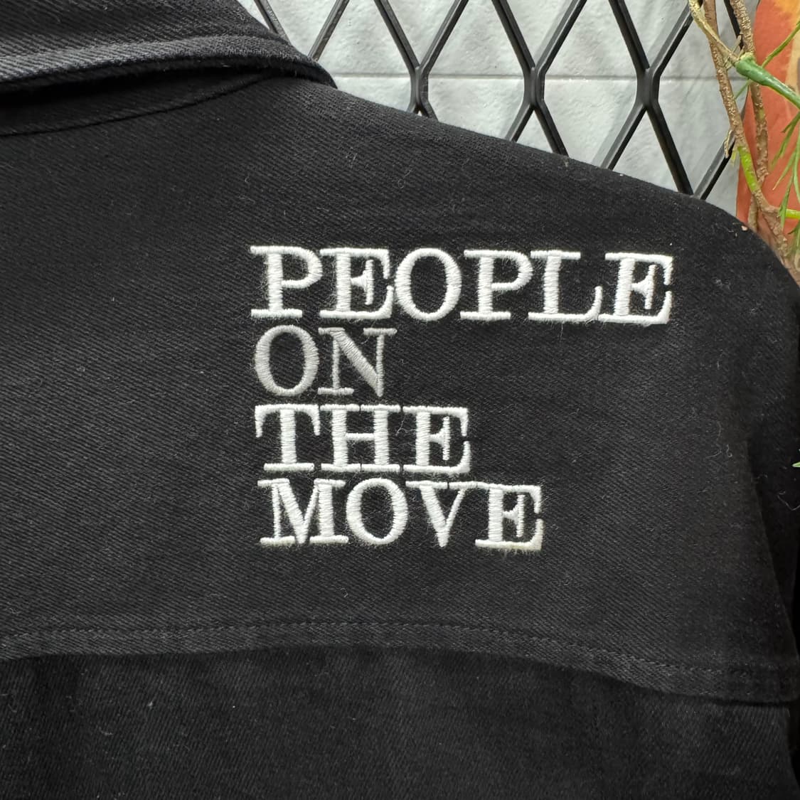 카파 X GU 롱 셔츠 자켓 전면 빅로고 빅포켓 포인트 블랙 상품이미지6