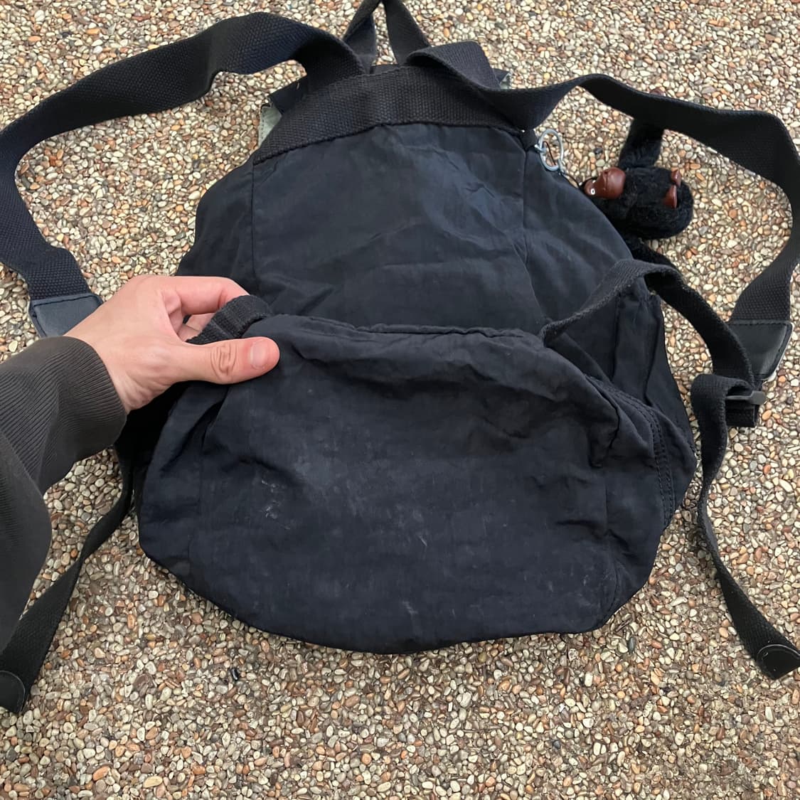 28 키플링 복조리 미니 백팩 블랙 상품이미지5