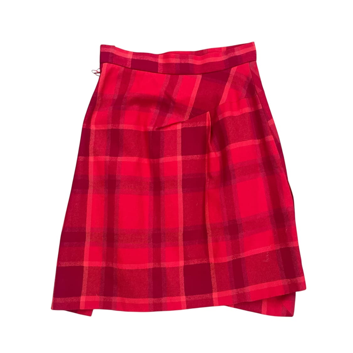 Vivienne Westwood 체크 랩 스커트 레드 상품이미지2