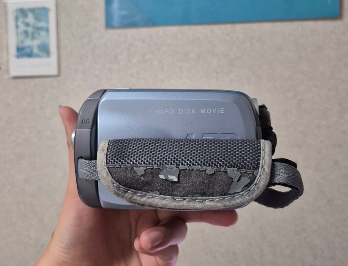 아쿠아 블루 JVC GZ MG67  Evrio 빈티지 캠코더 상품이미지3