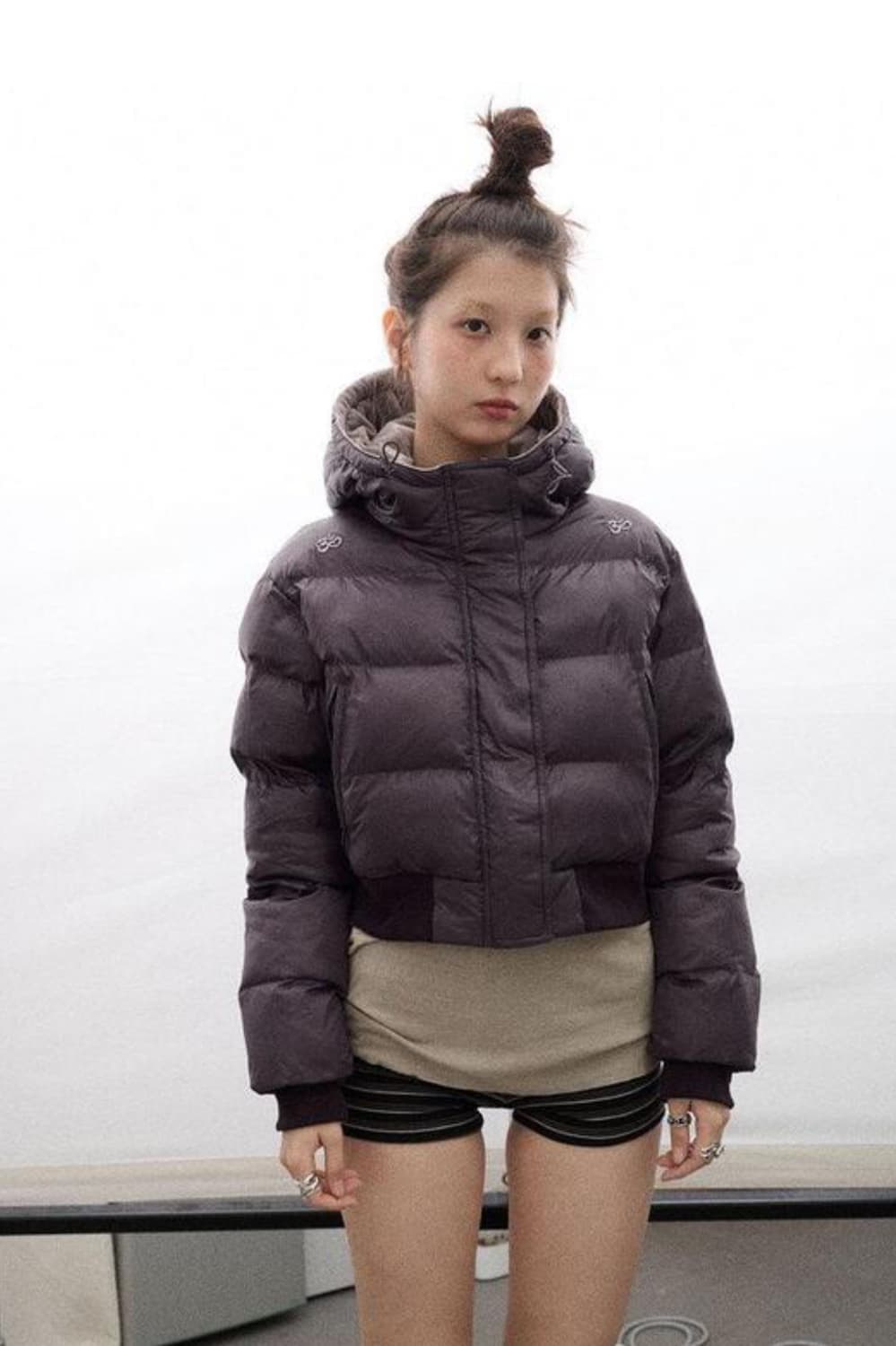 아키하라 패딩 m 퍼플 상품이미지1