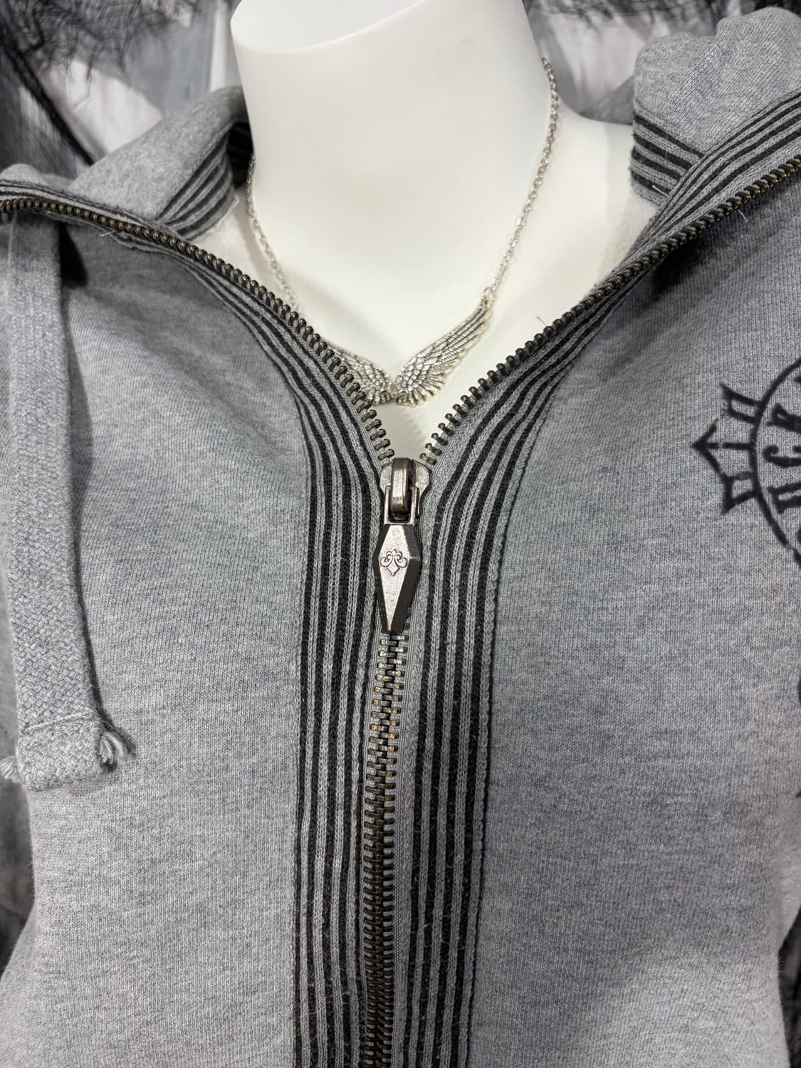 BUCKAROO gray Quilting Hoodie Zip up 상품이미지10