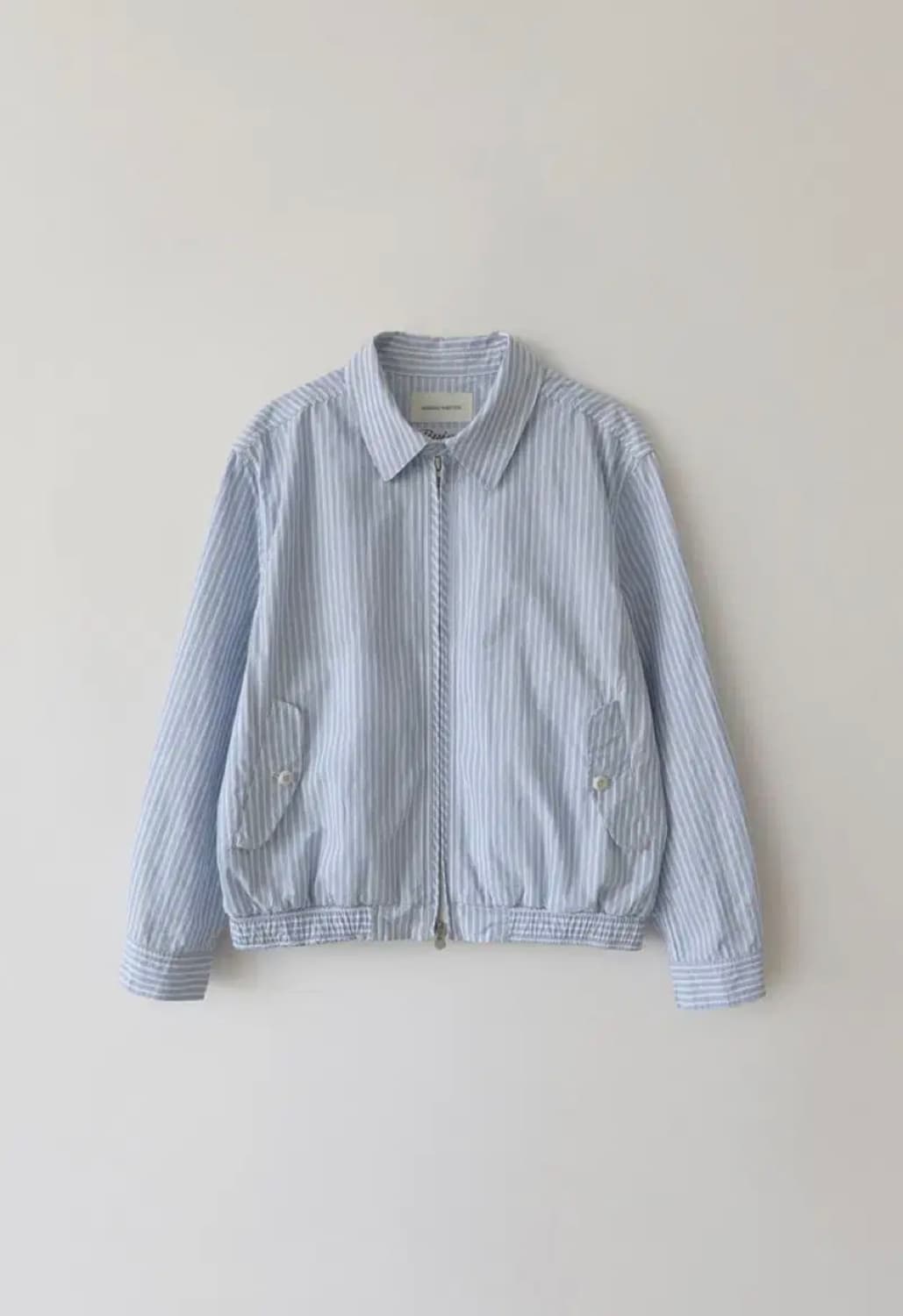 낫띵리튼 스트라이프 블루종 Marche summer blouson 상품이미지1