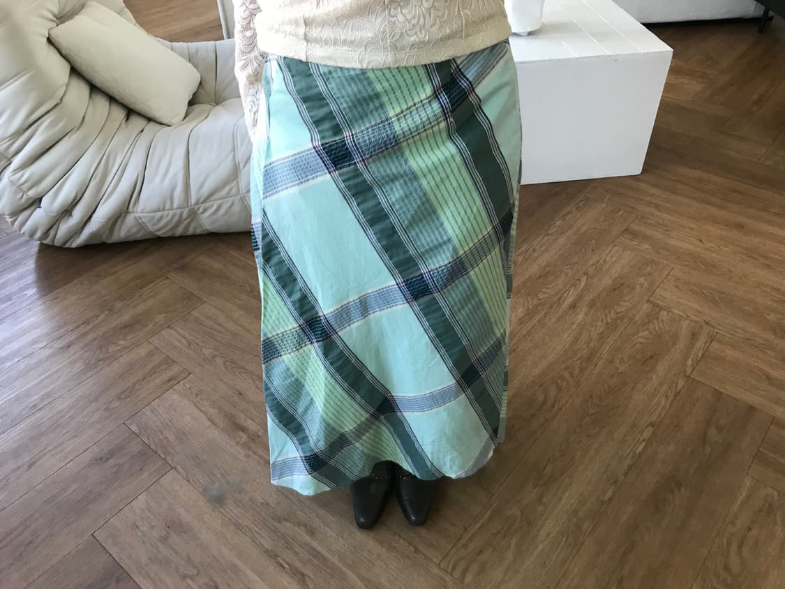 vintage pattern skirt 상품이미지2