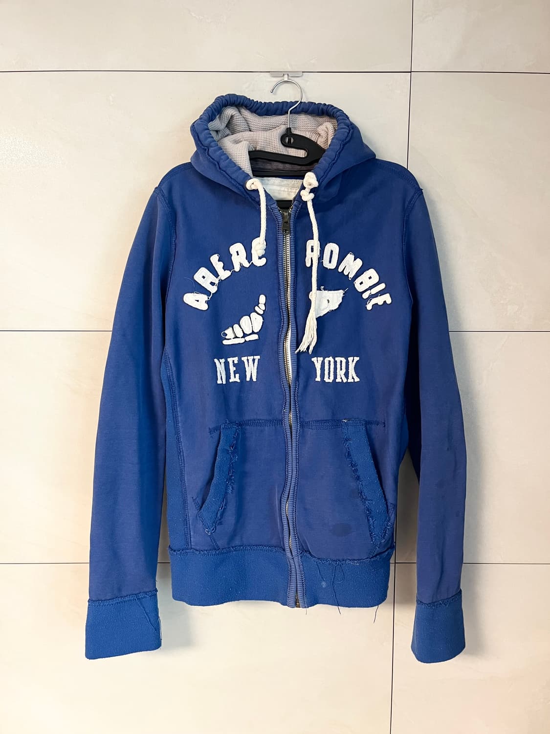 아베크롬비 블루 빈티지 후드집업 [M] 상품이미지1