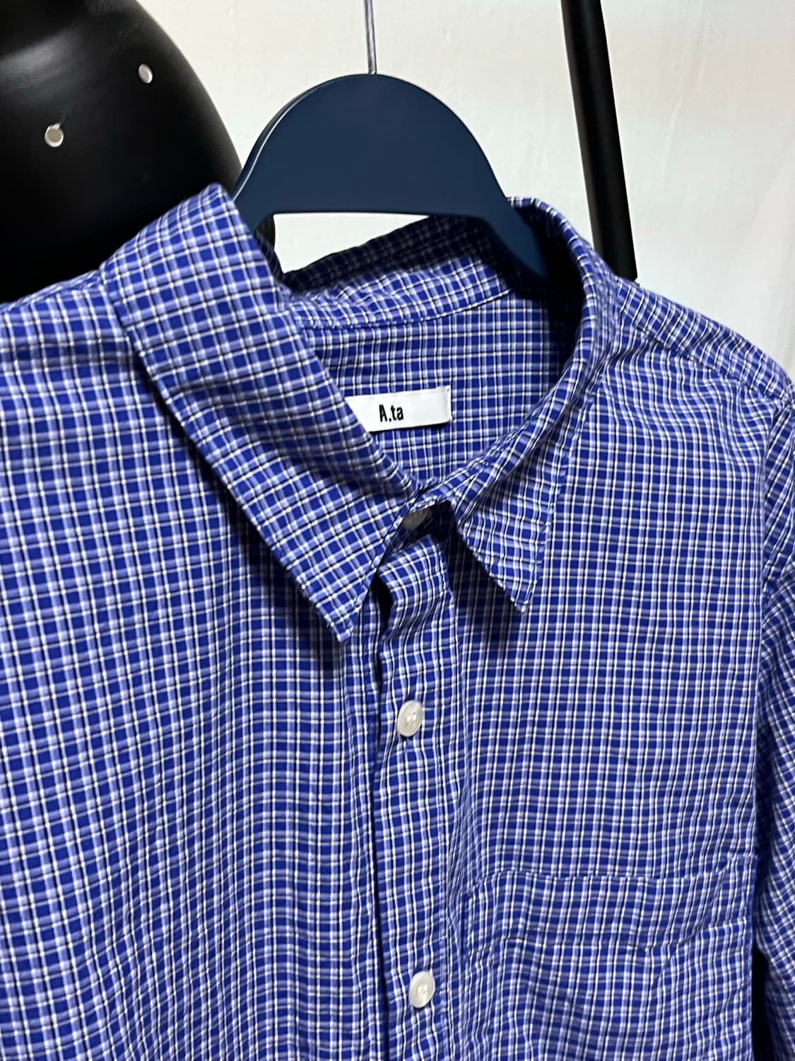 A.ta 데일리 셔츠 블루, L 사이즈 상품이미지2