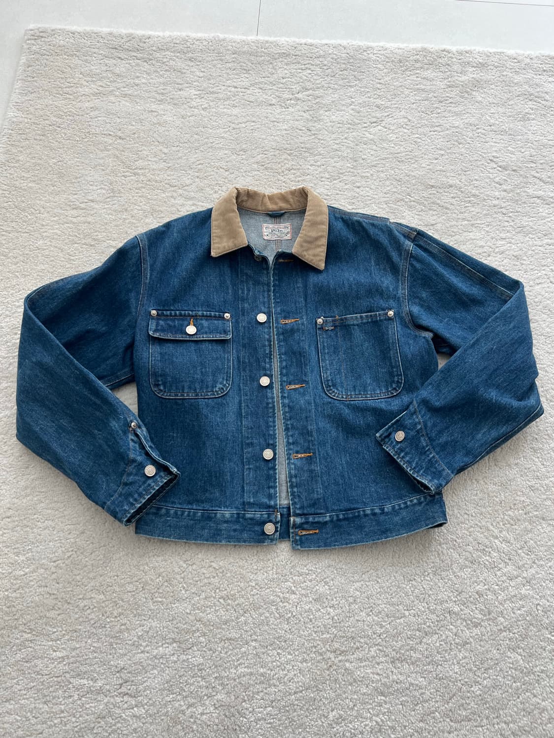 폴로랄프로렌 청자켓 made in USA 트러커 상품이미지2