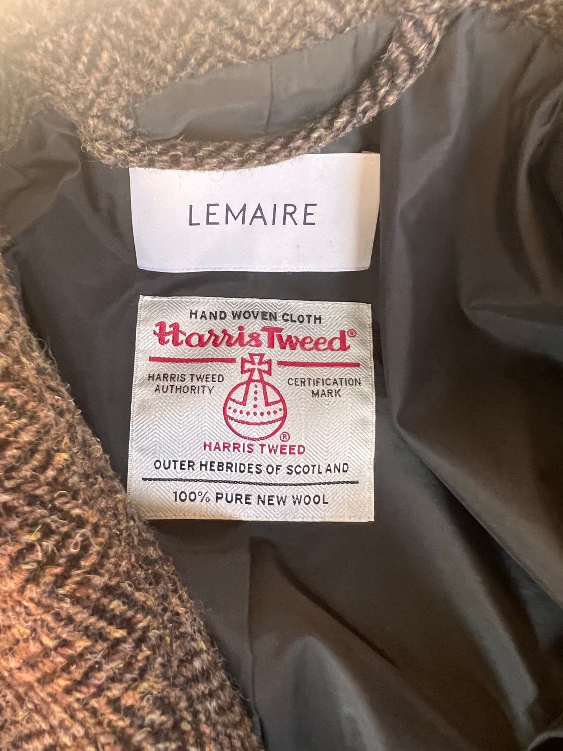 르메르 해리스 박시 테일러드 자켓 브라운 36사이즈 상품이미지4