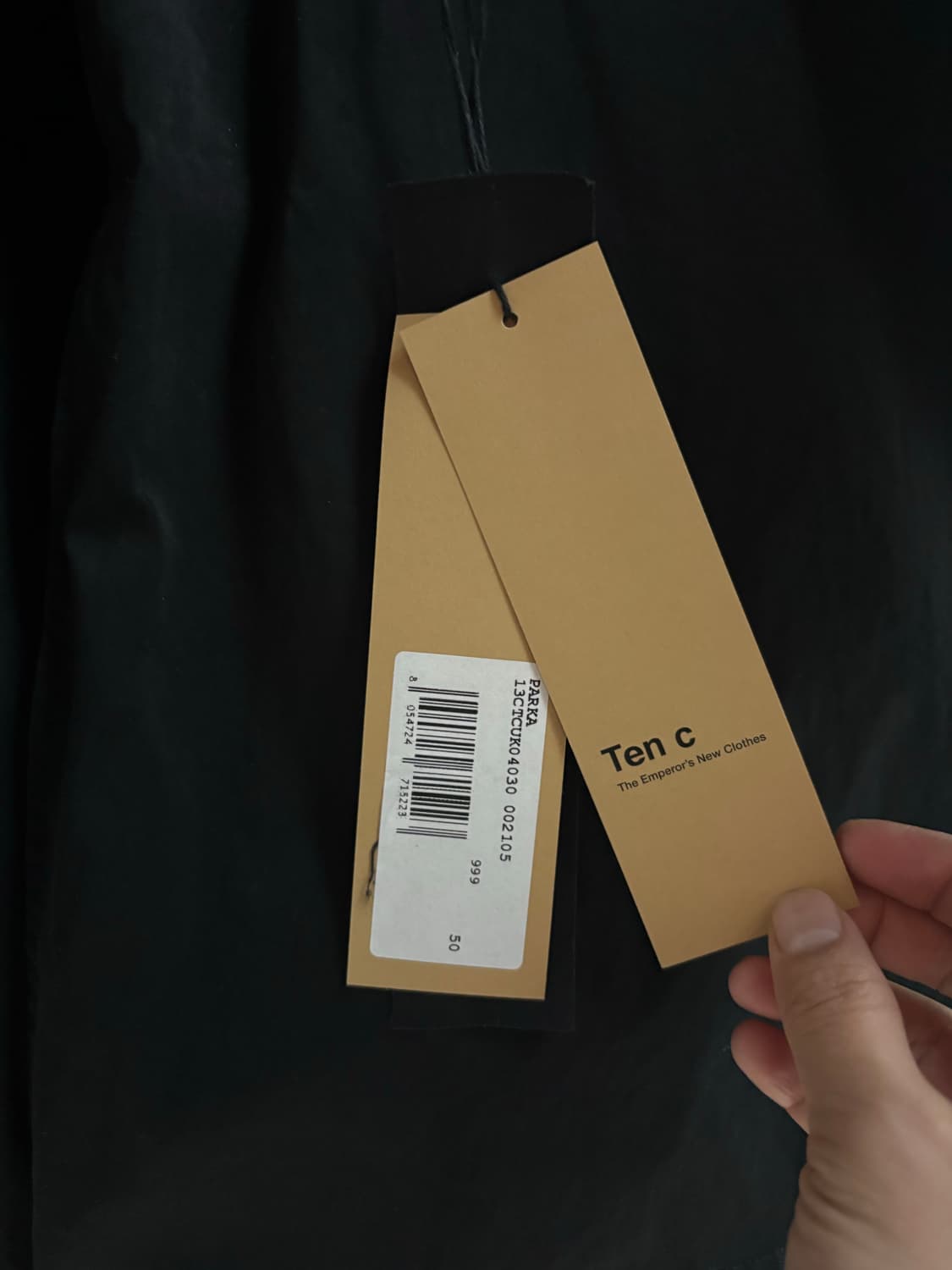 Ten C 텐씨 OJJ 피쉬테일 블랙 후드 탈부착 (50) 상품이미지3