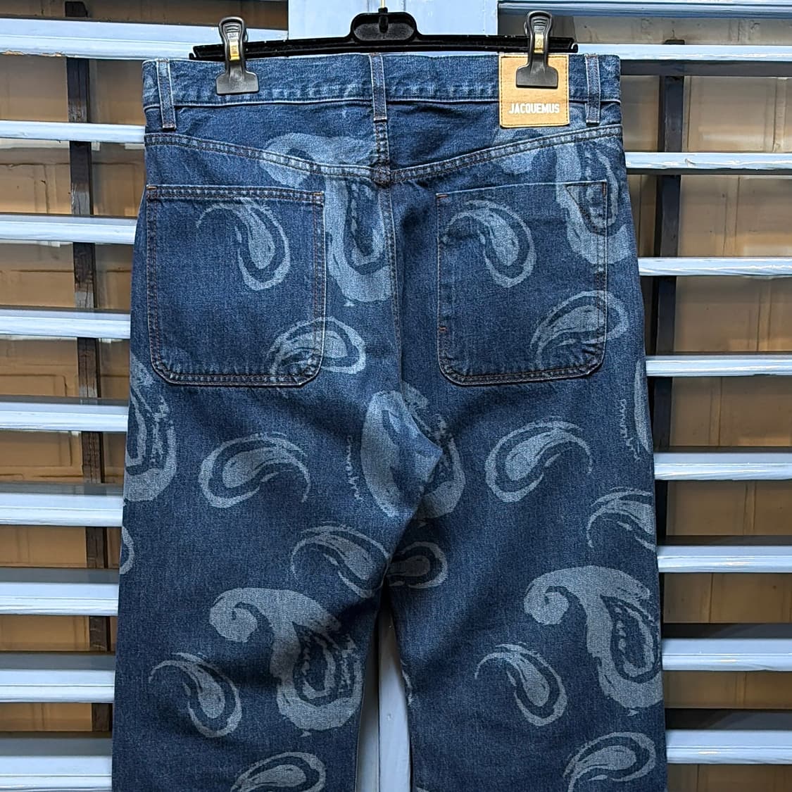 자크뮈스 페이즐리 데님팬츠 상품이미지1