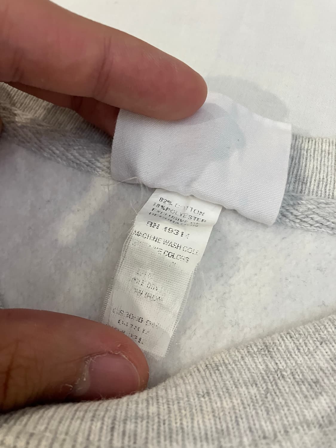 챔피온 리버스위브 하버드 컬리지 스웻셔츠 멜란지 상품이미지5