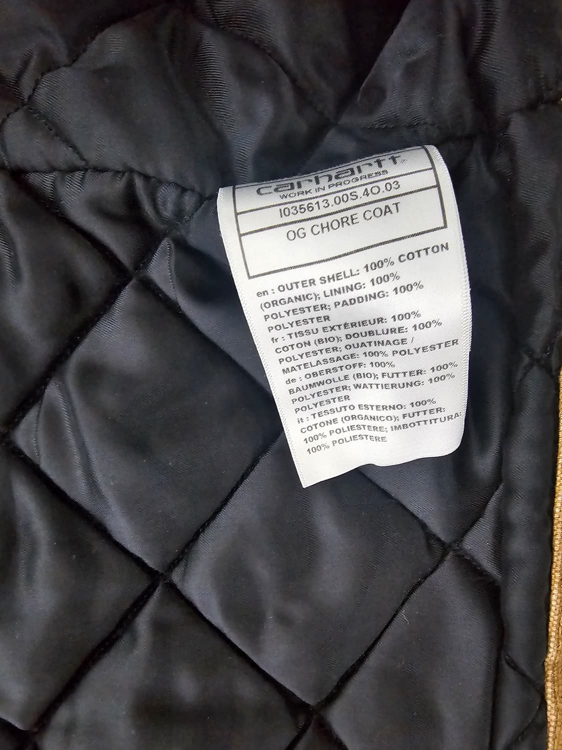 칼하트윕 OG 초어 코트 L Hamilton Brown 상품이미지6