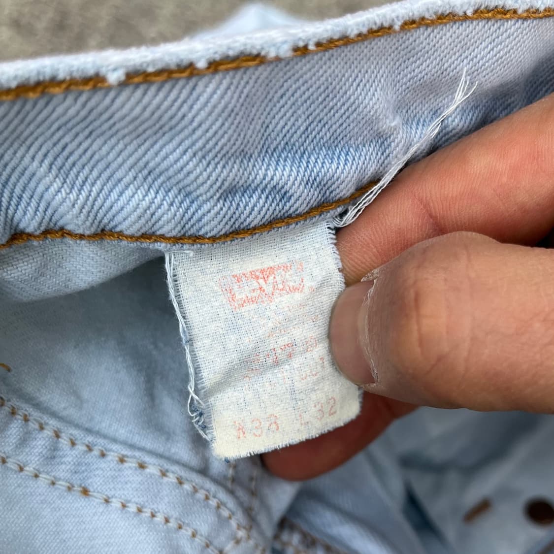 90s USA Levis517 데님 팬츠 (38“) 상품이미지7