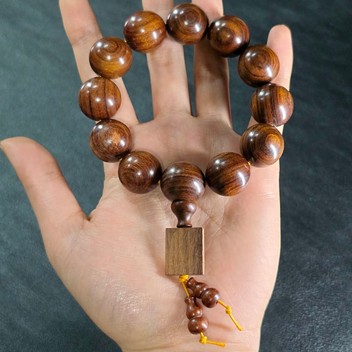 무각 화로목 20mm 남자 소품 불상 부처님 불교 염주 팔찌 상품이미지5