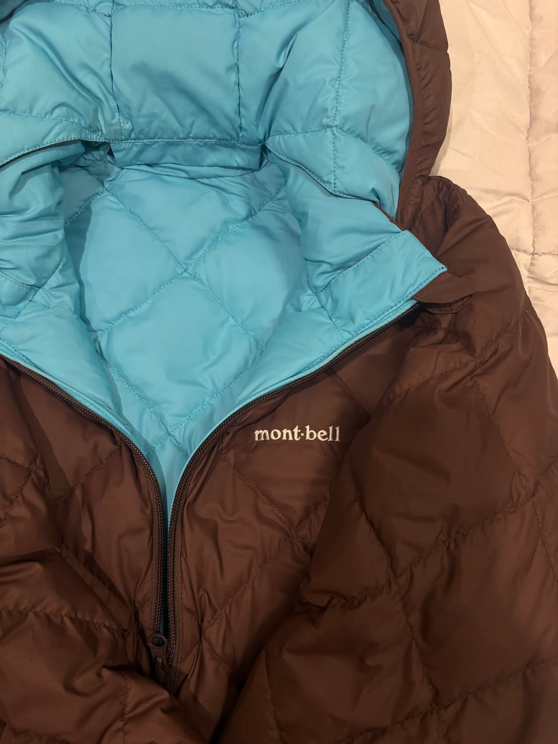 몽벨 리버시블 경량패딩 160 상품이미지2