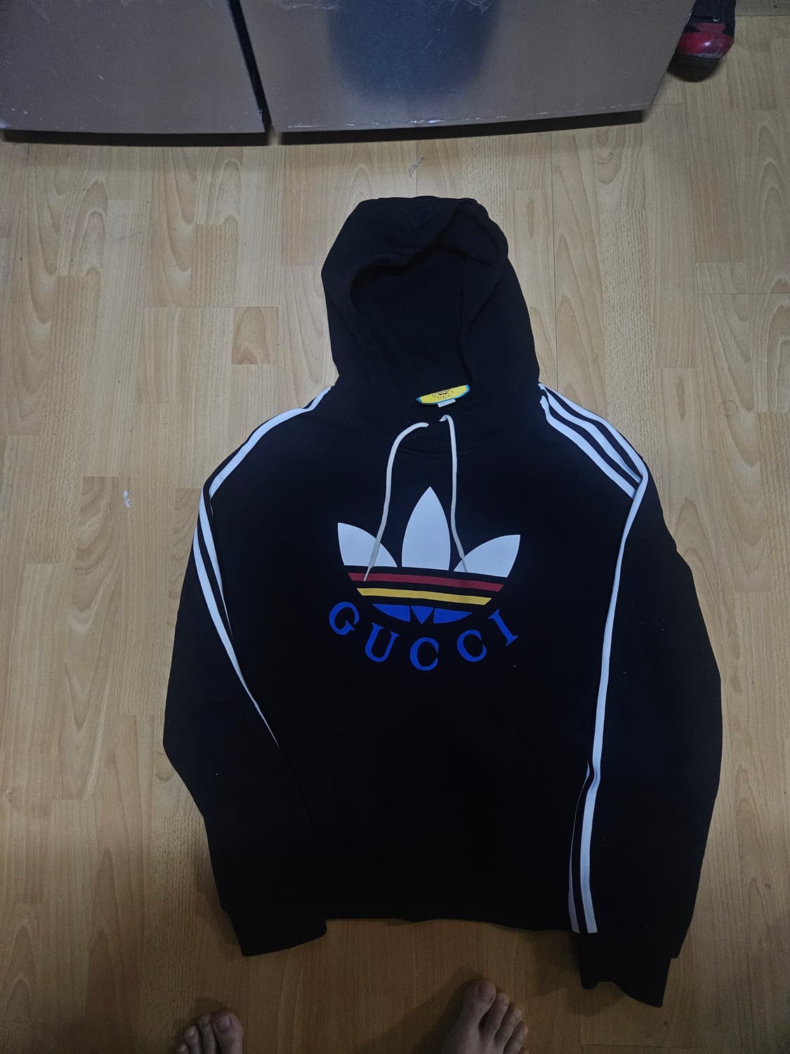 구찌 × 아디다스 콜라보 후드티 xl 상품이미지2
