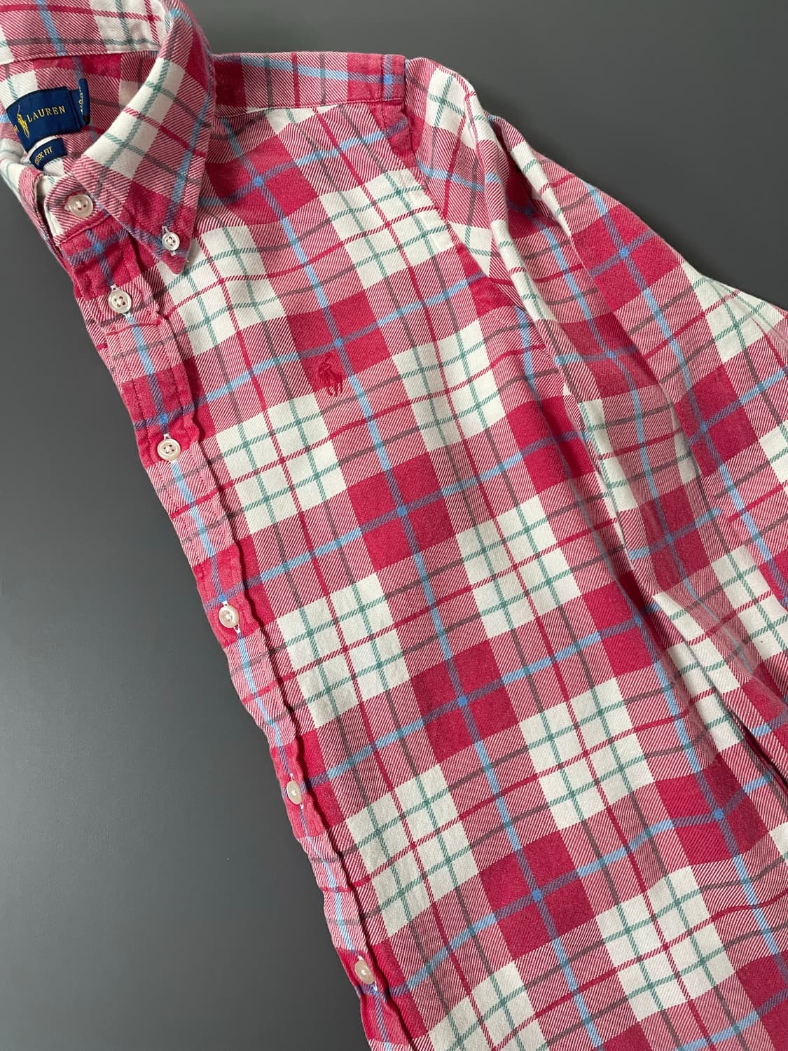 [S] 폴로 랄프로렌 여성 자수로고 플란넬 코튼 셔츠 상품이미지3