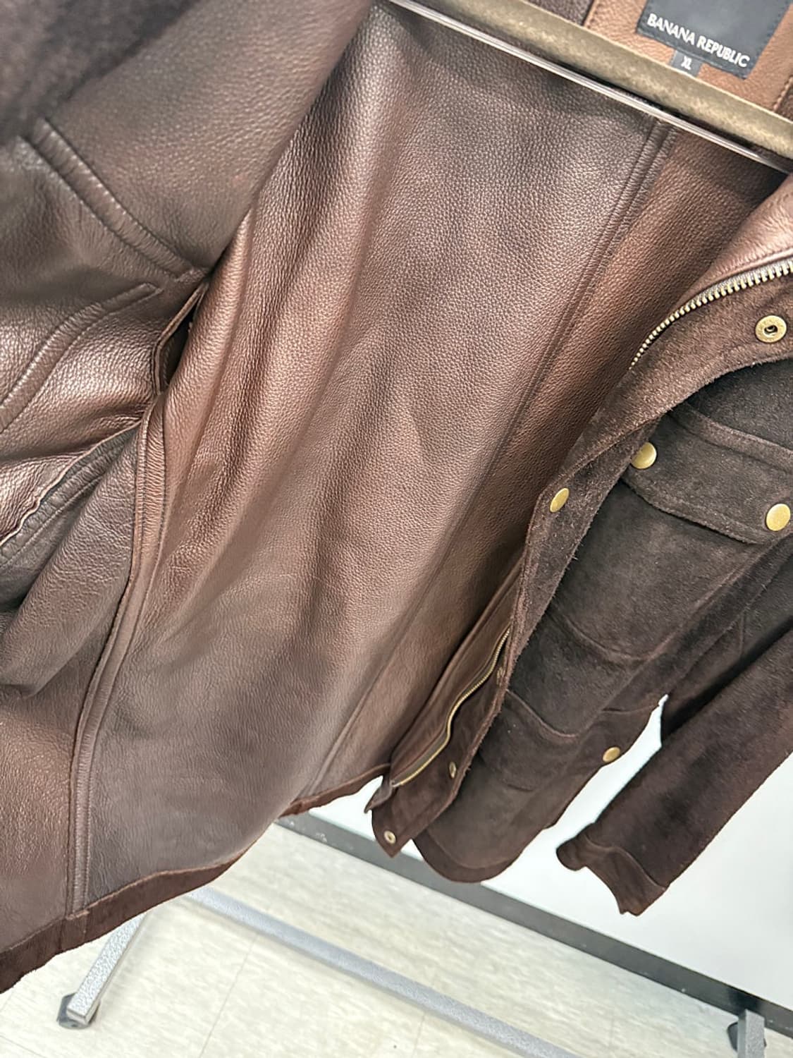 110-115) 바나나리퍼블릭 신형 스웨이드 필드자켓  상품이미지6