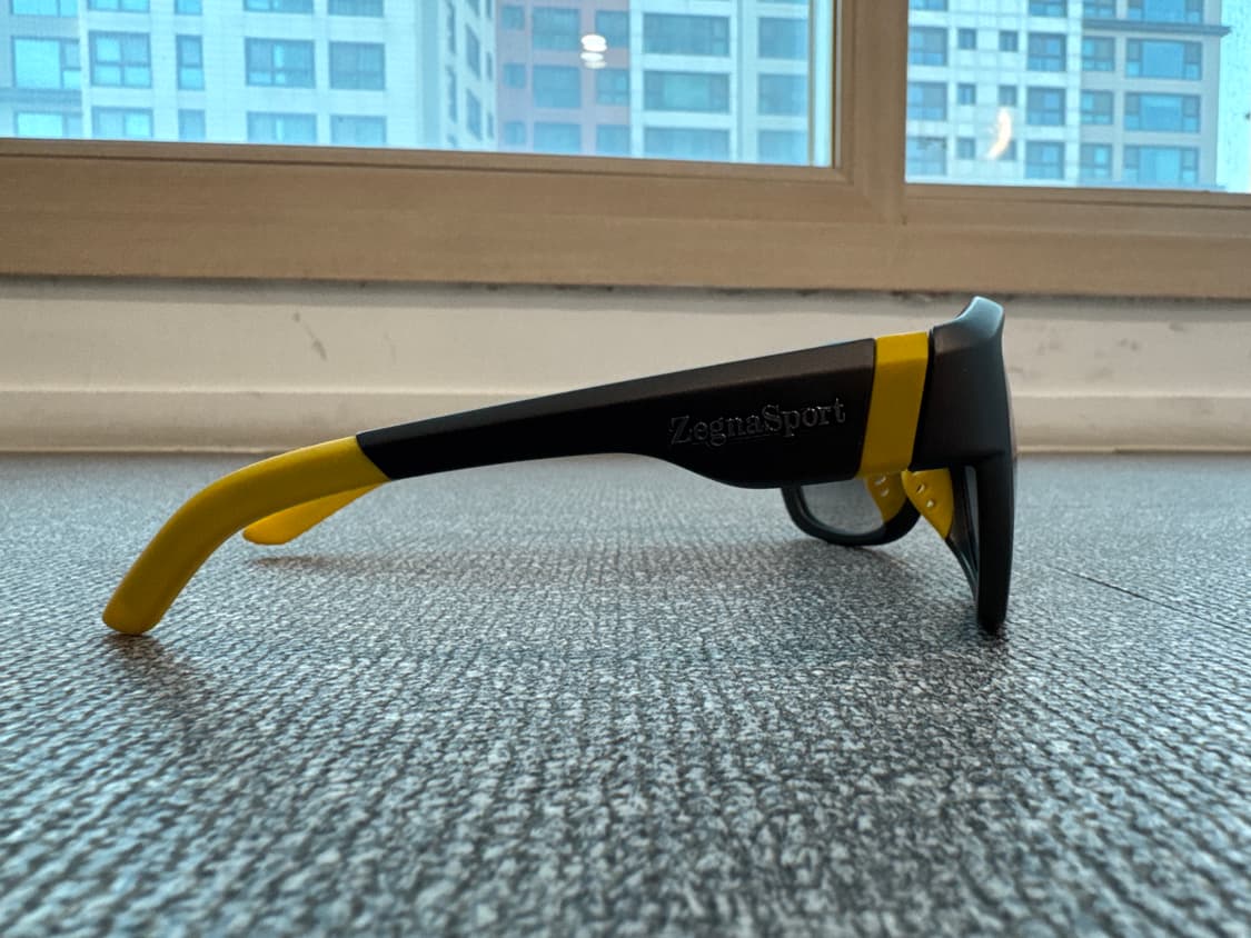 Z zegna 옐로 블록 테크 선글라스 상품이미지2