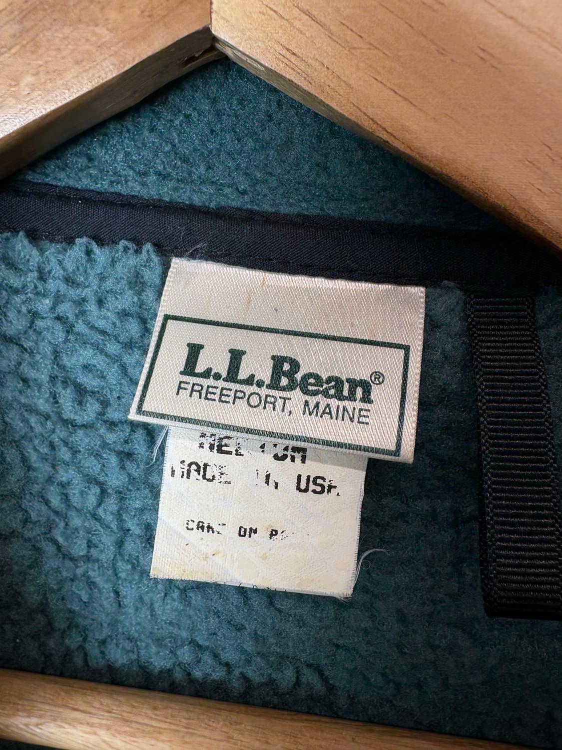 엘엘빈 90s 올컨디션 후리스 자켓 상품이미지8