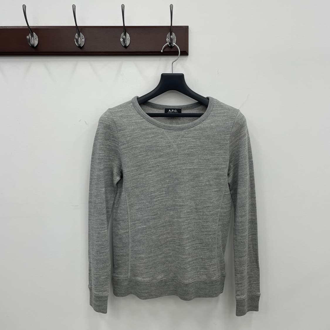 아페쎄 그레이 맨투맨 상품이미지1