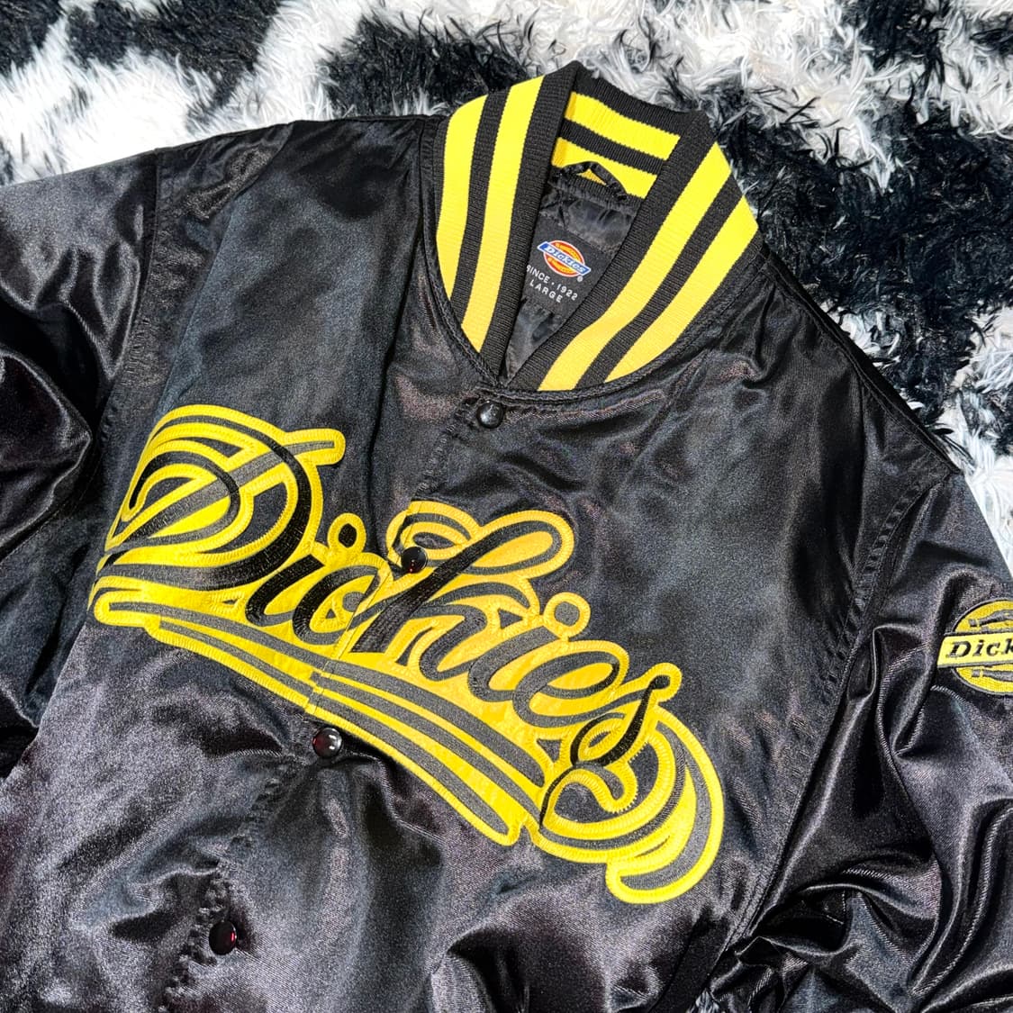 DICKIES 빅로고 새틴 바시티 봄버 자켓 상품이미지2