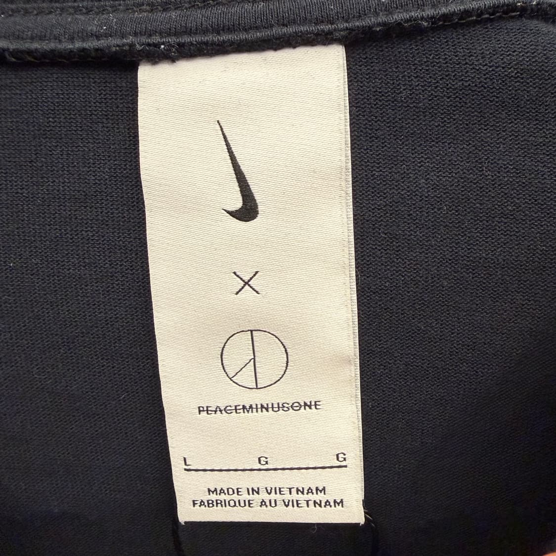 나이키 X 피스마이너스원 블랙 롱슬리브 L 상품이미지7