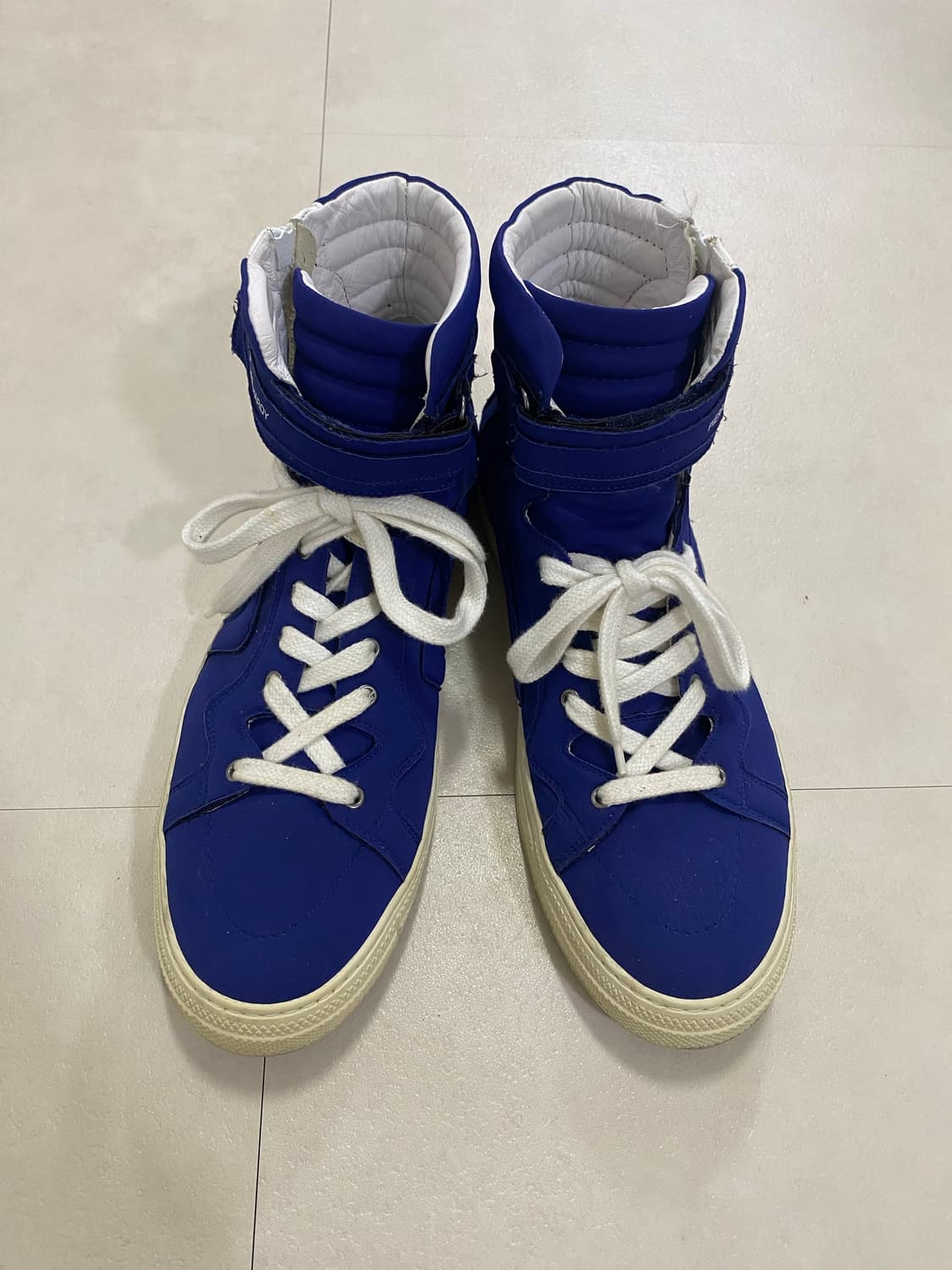 Pierre Hardy 112 High Top Sneakers Blue 상품이미지3