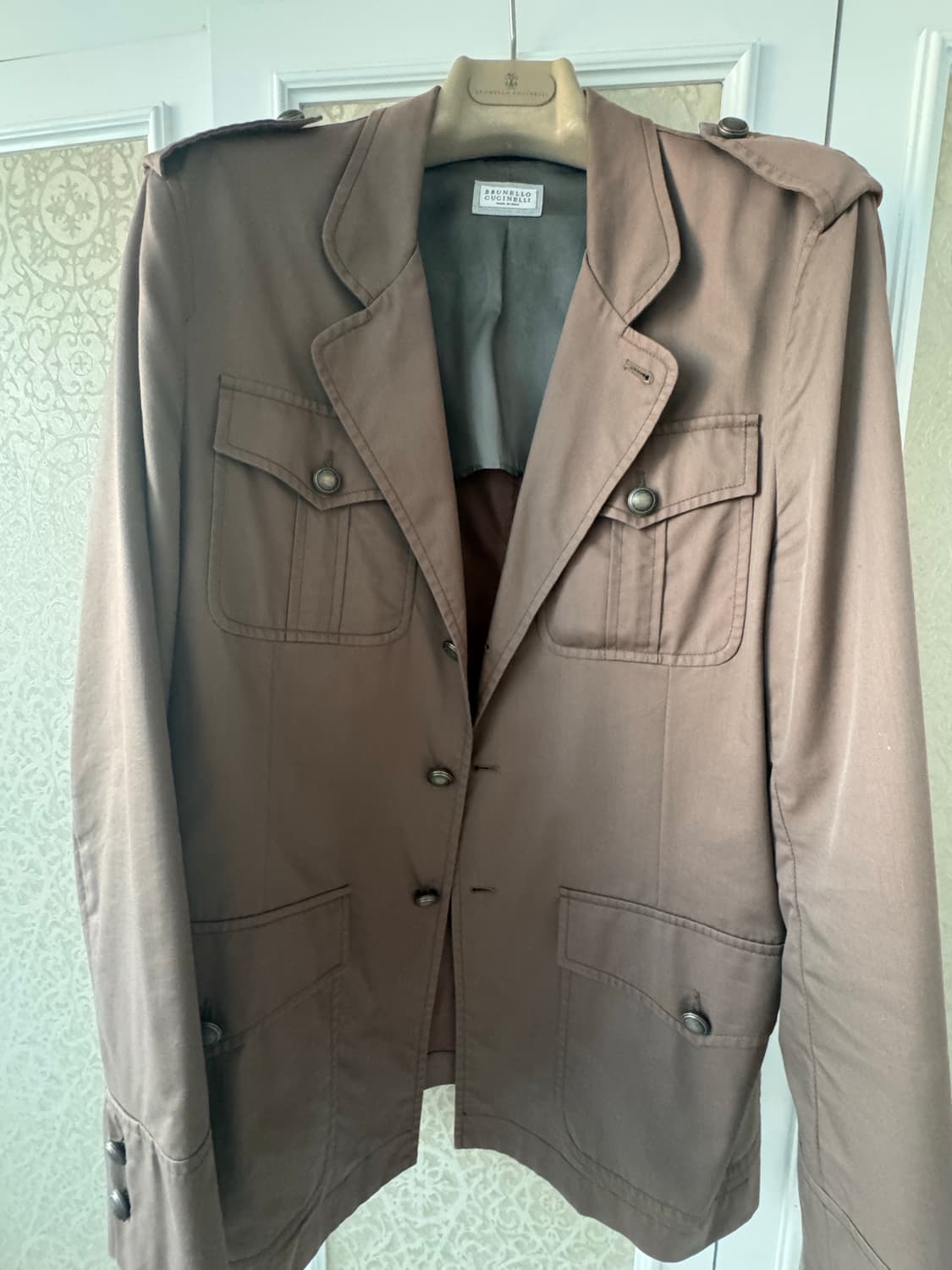 브루넬로 쿠치넬리 사파리 자켓 / 브라운  / 사이즈 48 상품이미지3