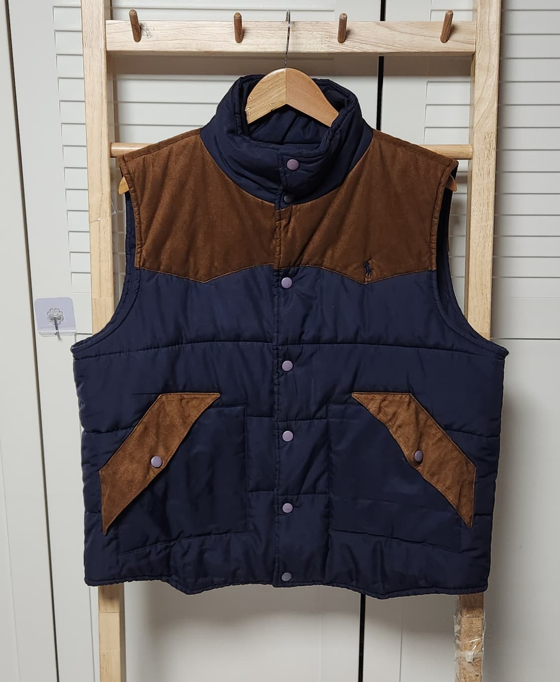 폴로 랄프로렌 벨벳 조끼 패딩 자켓 상품이미지2