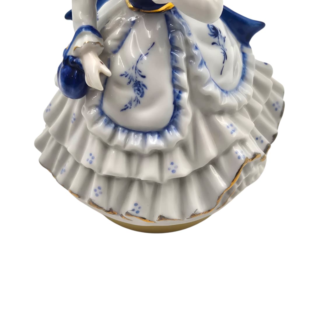 80s 가토 공예 엔틱 소녀 피겨린 오르골 상품이미지3