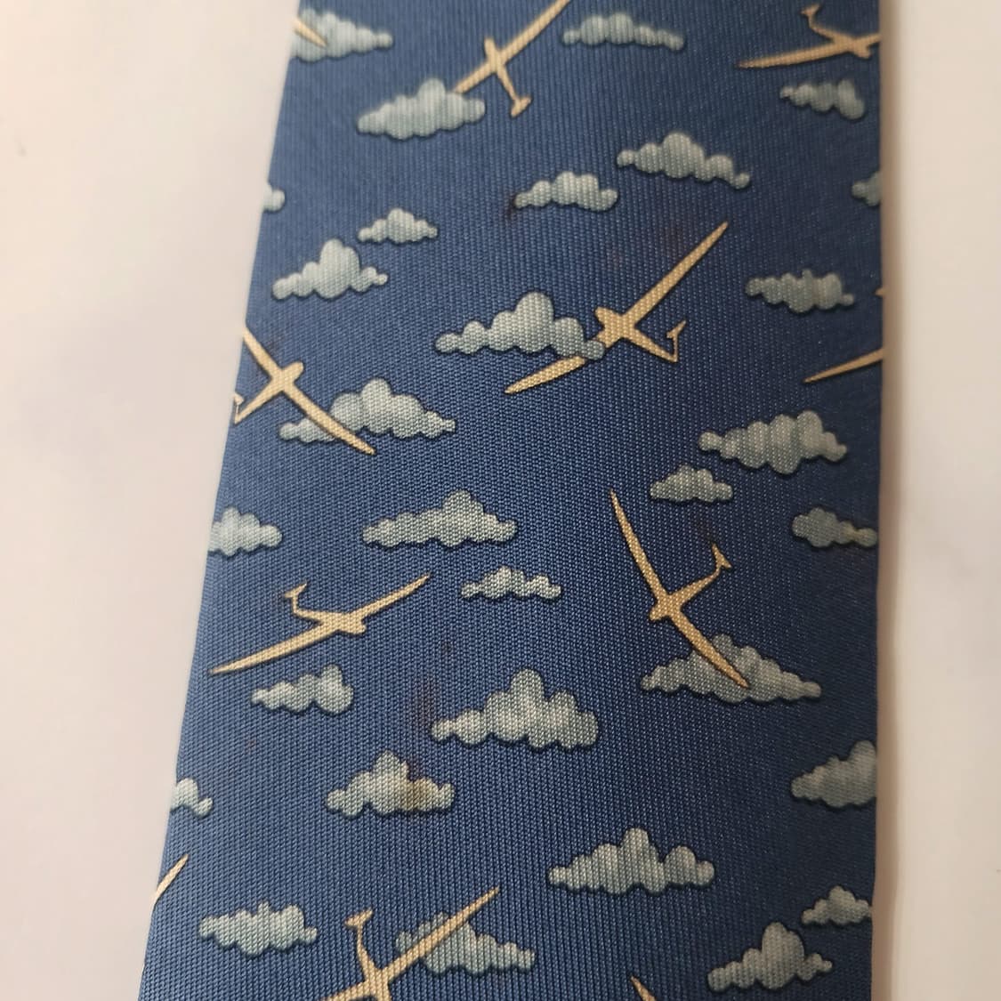 에르메스 실크 스카이블루 글라이더 넥타이 9.7cm B등급 A18827
 상품이미지3