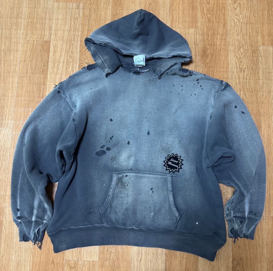 세인트 미카엘 더블 페이스 후드 차콜 - 24FW 상품이미지1