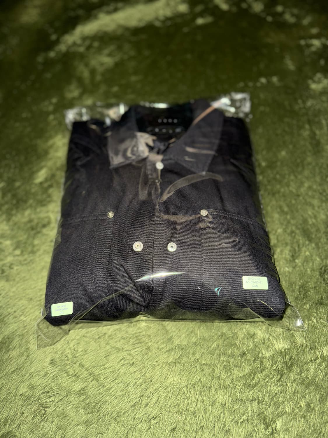 [XL] IISE 이세 21FW 퀼티드 리벳 자켓 블랙 (뱃지 동봉) 상품이미지10