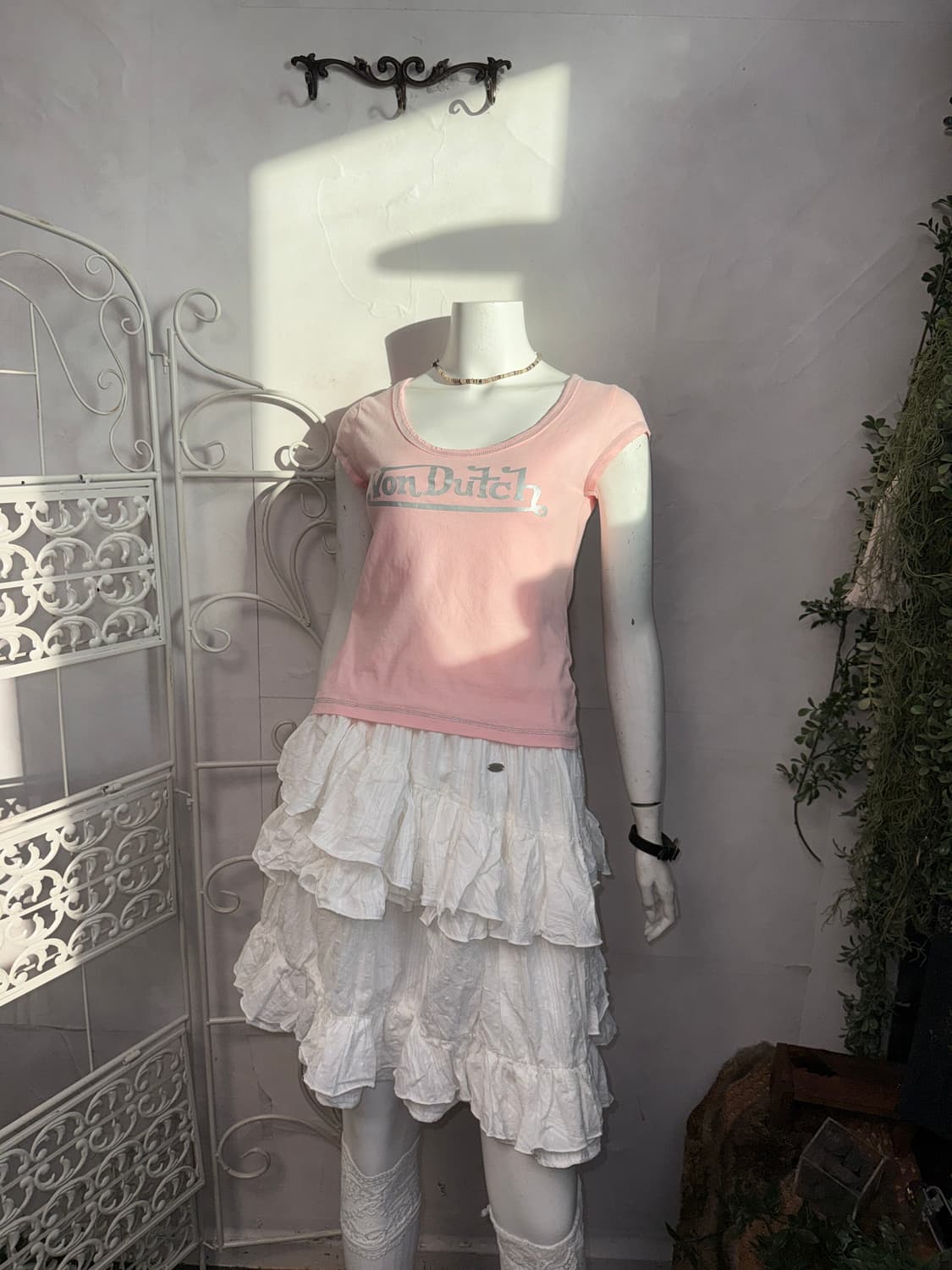 Von Dutch baby pink logo half t  상품이미지4