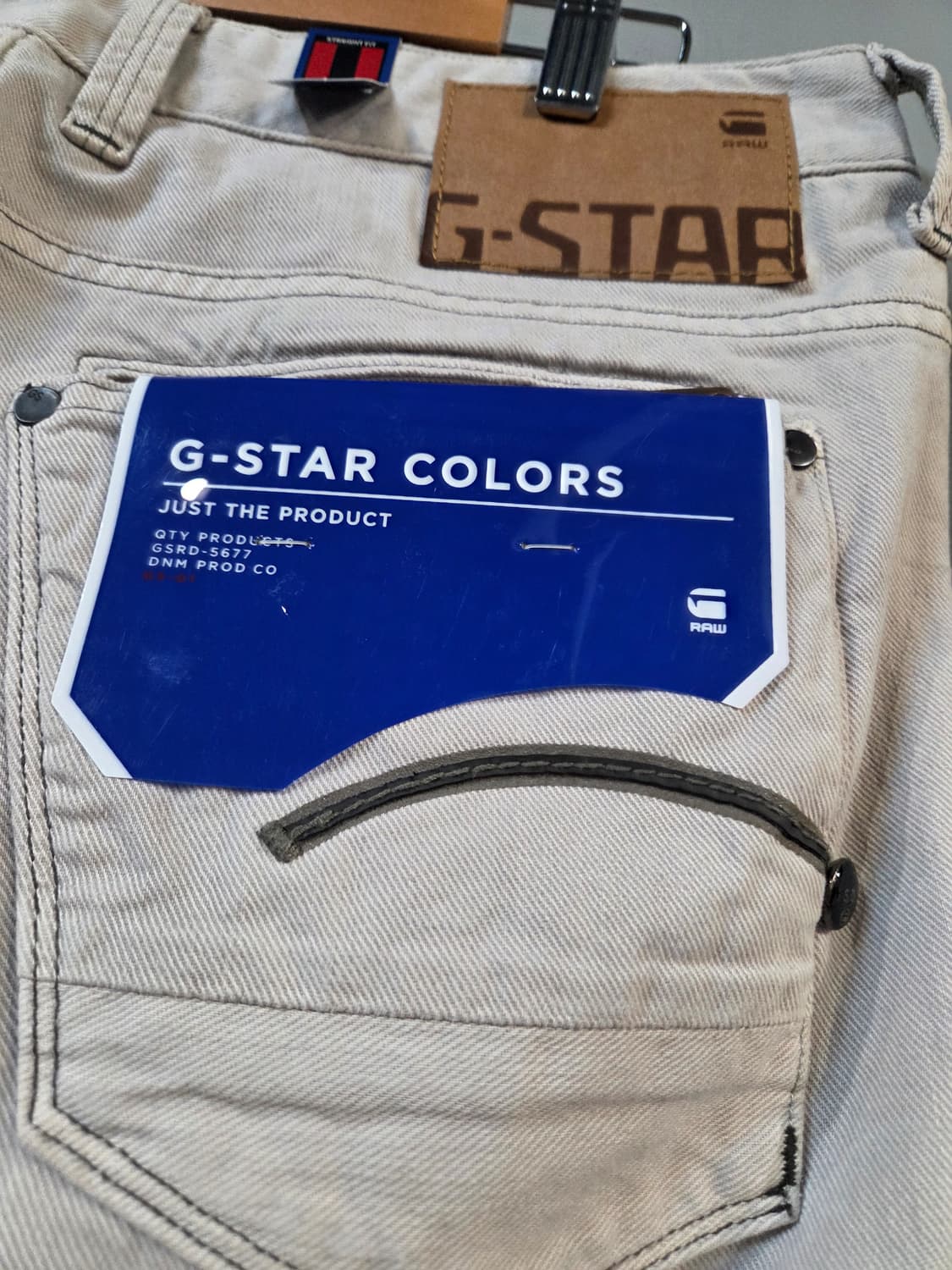 G-Star RAW 연청바지 새상품(W33/L32) 상품이미지6