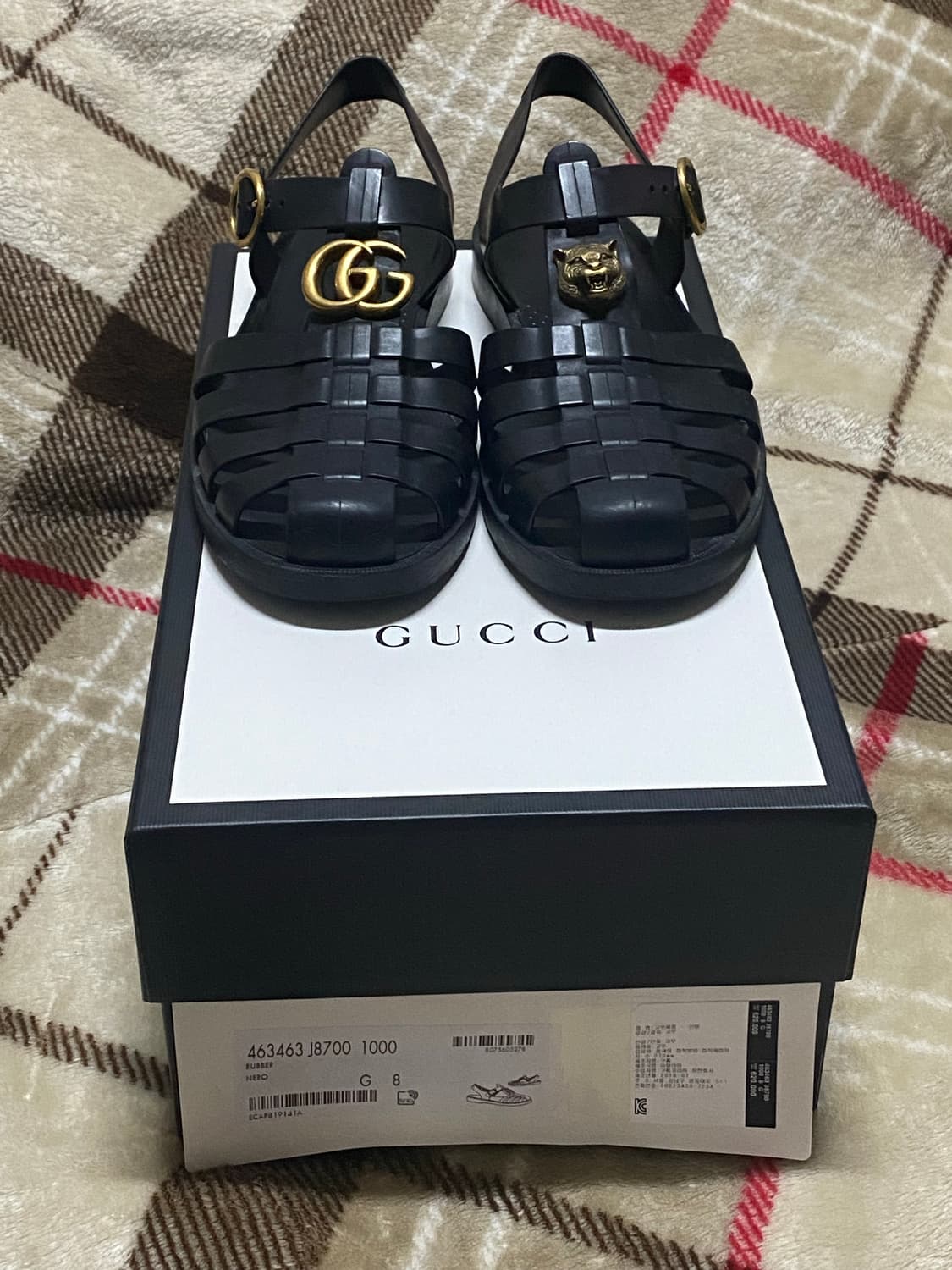 GUCCI 구찌 더블G 남성 샌들 265 상품이미지5