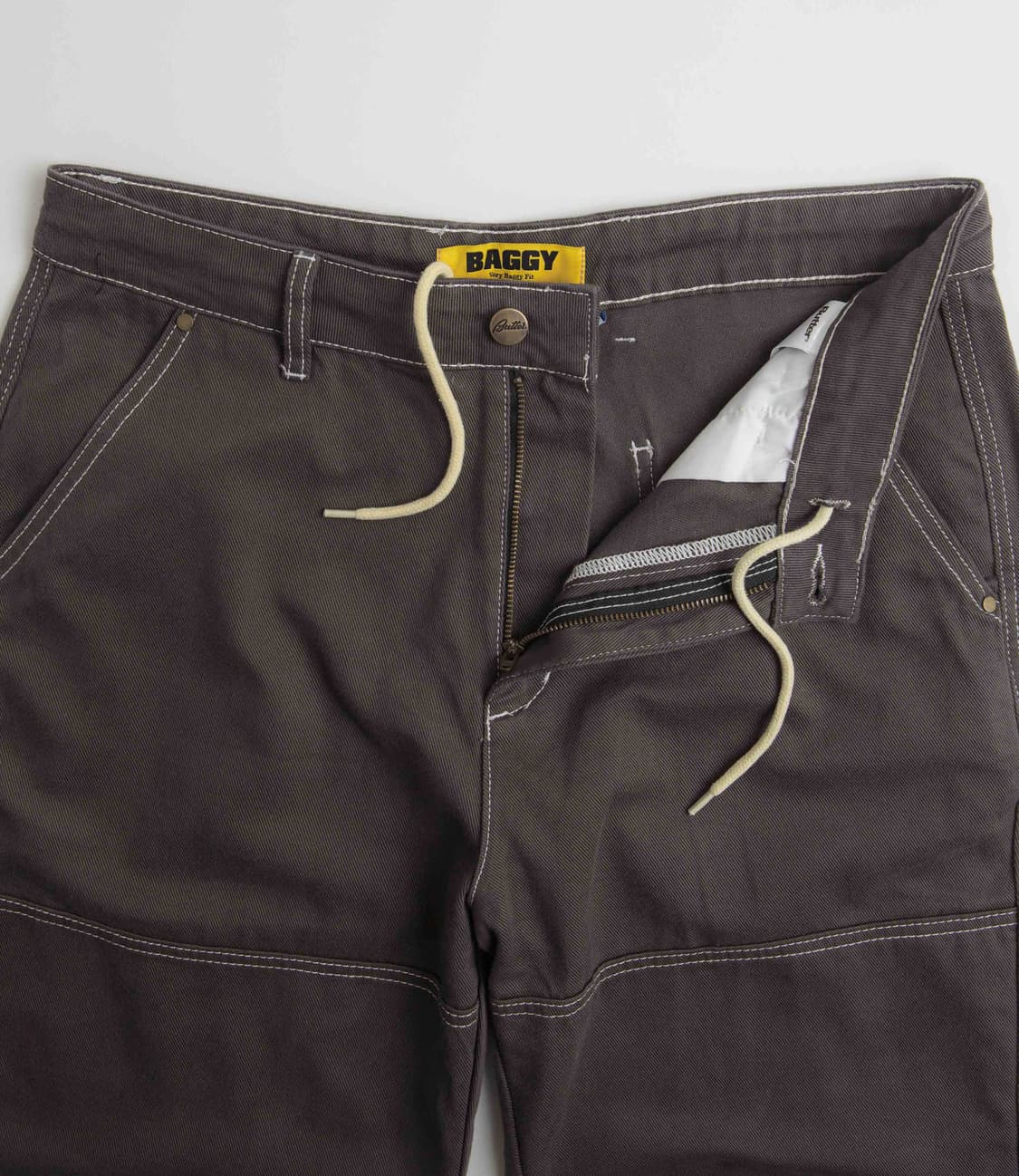 버터굿즈 Butter goods 워크 더블니 팬츠 차콜 그레이 32 상품이미지4