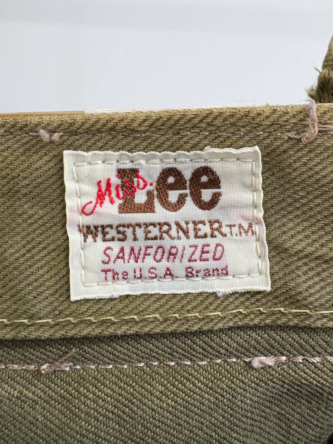 LEE (Made in Japan) 데님팬츠 상품이미지7