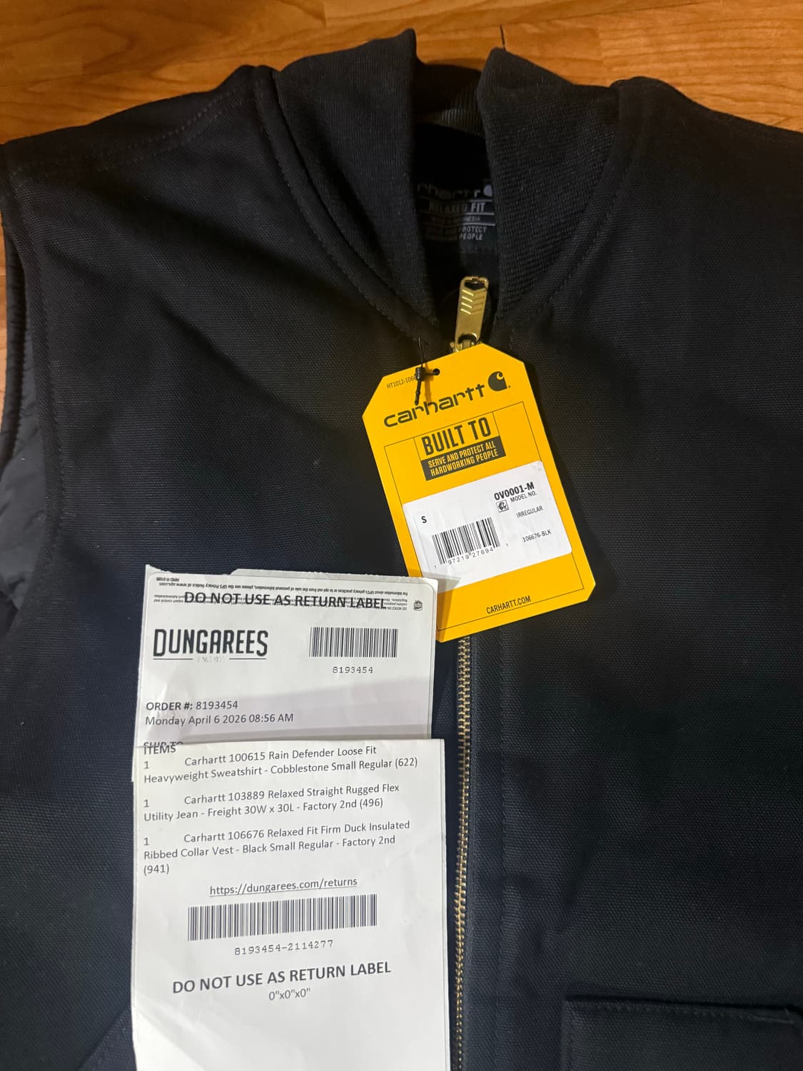 Carhartt 106676 - Firm Duck Vest 상품이미지2