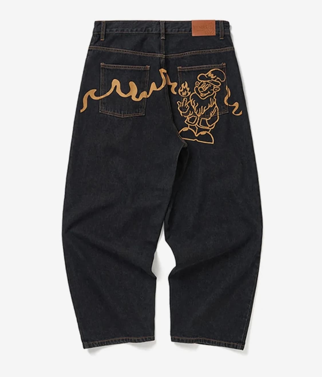 위캔더스 드워프 팬츠 DWARF DENIM PANTS (BLACK) 상품이미지1