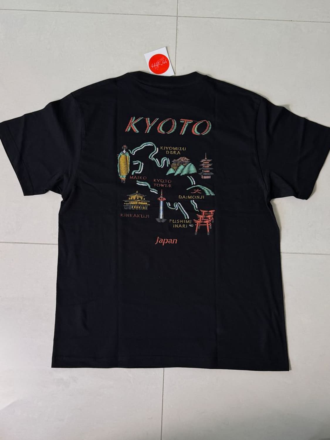 KYOTO 2 MAP TEE 교토 2 맵 티 상품이미지4