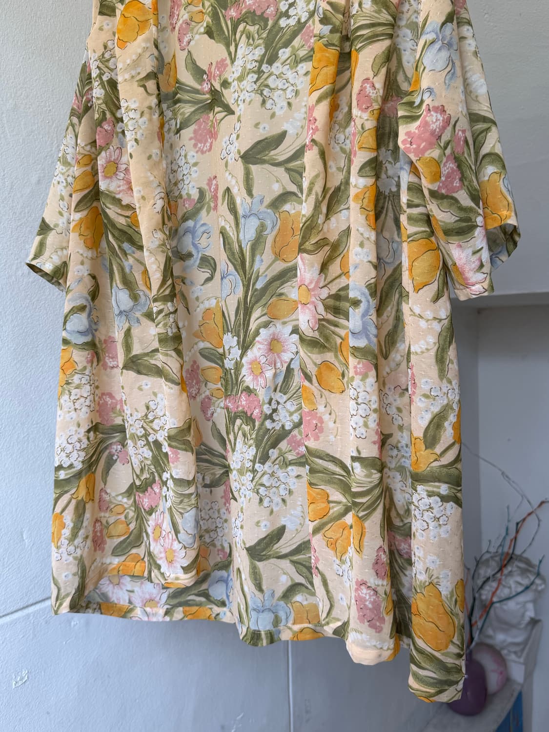 플로럴 로브 하프 요가 커버업 상품이미지3